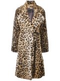 leopard print fur coat 