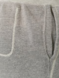 Bulldog print sweat shorts