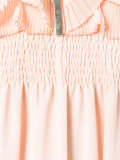 draped midi dress