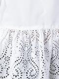 boat neck flared blouse