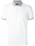 striped collar polo shirt
