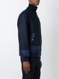 frayed neck bomber jacket