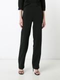 tailored straight trousers