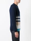 patterned stripe jumper