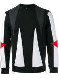 panelled sweatshirt 