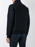 zipped bomber jacket