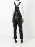 leather dungarees