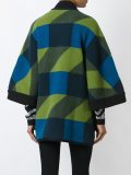 geometric pattern coat 