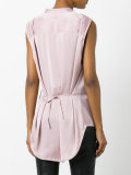 tie front blouse