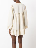 studded trim dress 