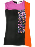 colour block blouse