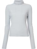 ribbed roll neck jumper