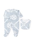 Maioliche print baby grow set