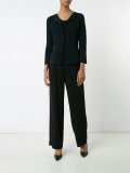 flappy collar fitted jacket
