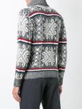 intarsia turtleneck jumper