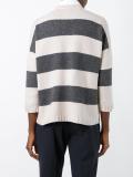 striped cardigan