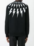 lightning bolt print sweatshirt