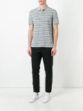 striped polo shirt