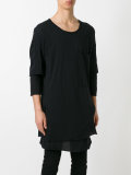 half sleeve layered top