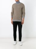houndstooth patterned sweater