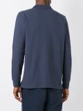 long sleeved zebra polo