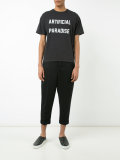 'artificial paradise' print T-shirt