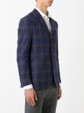 checked blazer