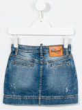 stonewash denim skirt