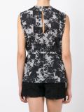 floral lace print top 