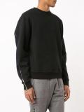 zipped sleeves sweatshirt