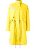 layered effect raincoat