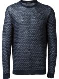 semi sheer woven jumper
