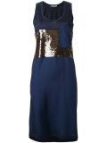 sequined sleeveless dress