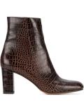 alligator-embossed Agnes boots