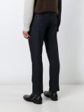 handkerchief back detail trousers