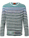 round neck striped sweater