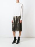 'Belissa'钮扣肩上衣