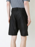 tailored shorts with belt loops