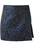 abstract print skort