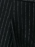 pinstripe pleated trousers