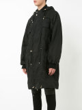 hooded duffle coat 