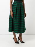 embellished striped skirt