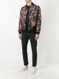 floral print bomber jacket 
