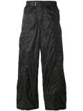 panelled wide-leg trousers