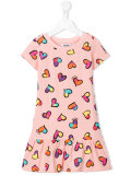 heart print dress