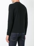 floral embroidery longsleeves T-shirt
