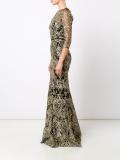 brocade long dress