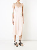 silky midi dress