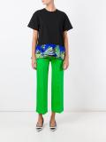 straight cropped trousers