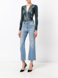 trompe-l'oeil biker jacket body